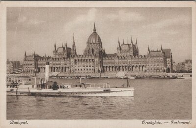 HUNGARY Budapest - Parlement, circa 1900-1920 Vintage Postcard