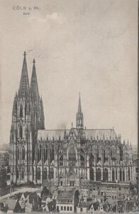 GERMANY Cöln a. Rh. - Dom, mailed 1907 Vintage Postcard