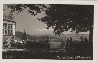 NORD BOHEMIA - Parkhotel Sommerfrische Morchenstern,  1936 Vintage Postcard