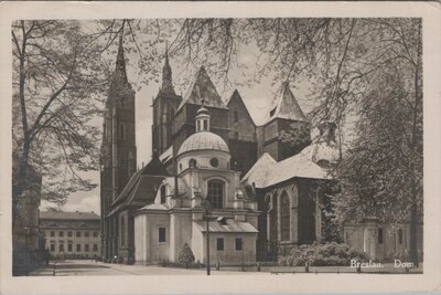 CZECHOSLOVAKIA Breslau - Dom, mailed 1931 Vintage Postcard