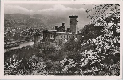 GERMANY Stolzenfels a. Rh. Mit Oberlahnstein, circa 1920-1940 Vintage Postcard