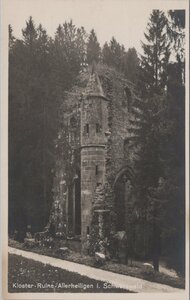 GERMANY - Kloster - Ruine - Allerheiligen i. Schwarzwald, circa 1900-1920 Vintage Postcard