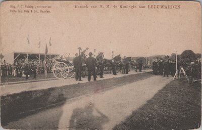 LEEUWARDEN - Bezoek van H. M. de Koningin aan Leeuwarden