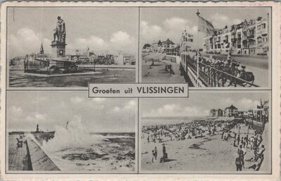 VLISSINGEN - Meerluik Groeten uit Vlissingen