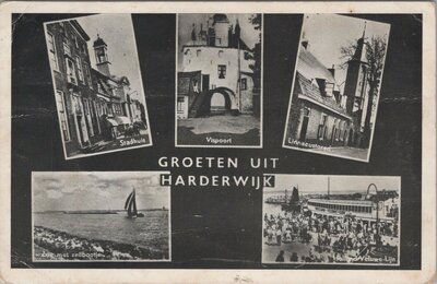 HARDERWIJK - Meerluik Groeten uit Harderwijk