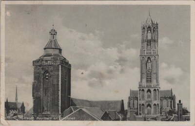 UTRECHT - Buurtkerk en Domtoren