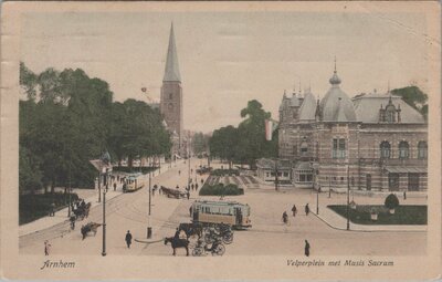 ARNHEM - Velperplein met Musis Sacrum