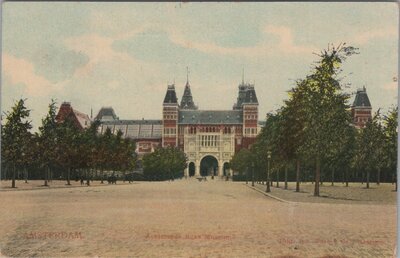 AMSTERDAM - Achterzijde Rijksmuseum