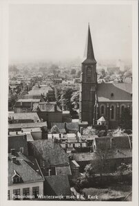 WINTERSWIJK - Panorama Winterswijk met R. K. Kerk