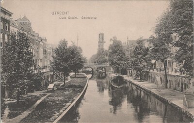 UTRECHT - Oude Gracht. Gaartsbrug