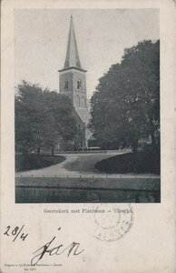 UTRECHT - Geertekerk met Plantsoen