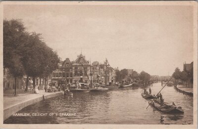 HAARLEM - Gezicht op 't Spaarne