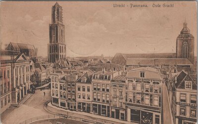 UTRECHT - Panorama. Oude Gracht