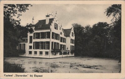 STAVERDEN - Kasteel Staverden bij Elspeet