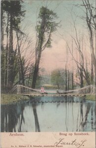 ARNHEM - Brug op Sonsbeek