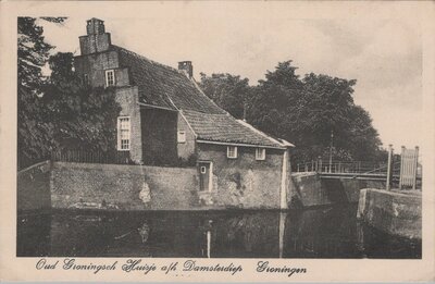 GRONINGEN - Oud Groningsch Huisje a/h Damsterdiep