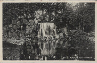 ARNHEM - Groote Waterval. Park Sonsbeek