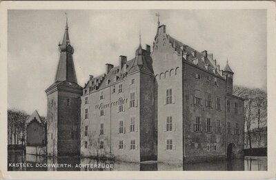 DOORWERTH - Kasteel Doorwerth. Achterzijde