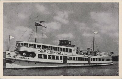 HARDERWIJK - Stoomboot Mij. Holland-Veluwe-Lijn