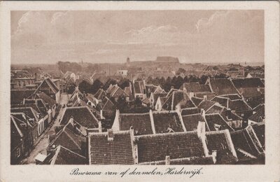 HARDERWIJK - Panorama van af den molen, Harderwijk