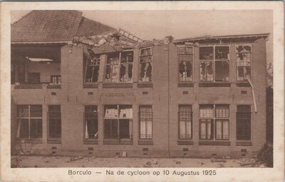 BORCULO - Na de cycloon op 10 Augustus 1925