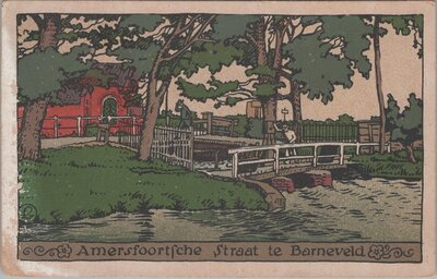 BARNEVELD - Amersfoortsche straat te Barneveld