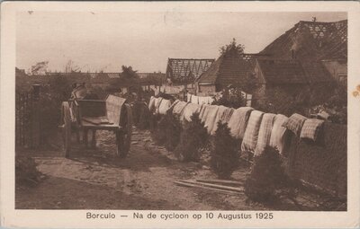 BORCULO - Na de cycloon op 10 Augustus 1925