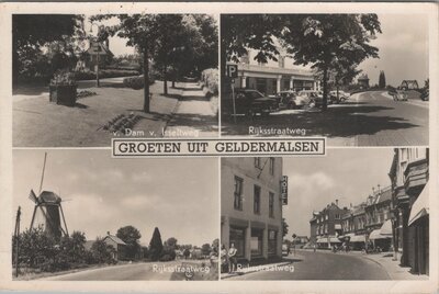 GELDERMALSEN - Meerluik Groeten uit Geldermalsen