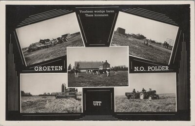 N.O. POLDER - Meerluik Groeten uit N.O. Polder