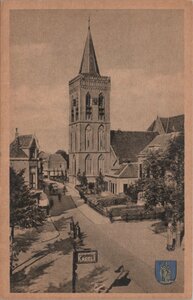 EDE - Grotestraat met Ned. Herv. Kerk