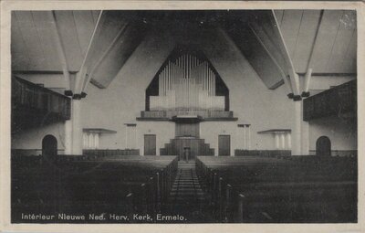 ERMELO - Interieur Nieuwe Ned. Herv. Kerk