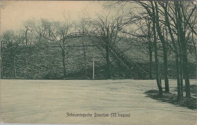 SCHEVENINGEN - Scheveningsche Boschjes (72 trapjes)