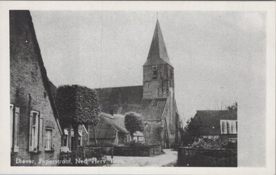 DIEVER - Peperstraat, Ned. Herv. Kerk