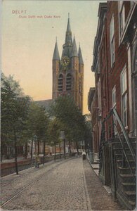 DELFT - Oude Delft met Oude Kerk