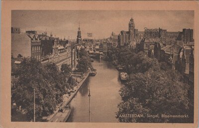 AMSTERDAM - Singel, Bloemenmarkt