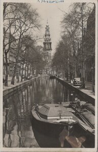 AMSTERDAM - Groenburgwal met Zuiderkerk