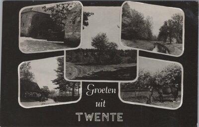 TWENTE - Meerluik Groeten uit Twente