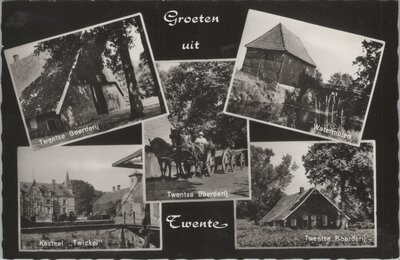 TWENTE - Meerluik Groeten uit Twente