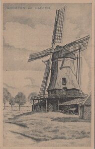 OMMEN - Groeten uit Ommen. Molen