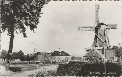 OMMEN - Een groet uit Ommen. Molen