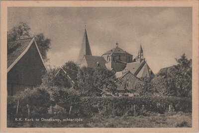 DENEKAMP - R.K. Kerk te Denekamp, achterzijde