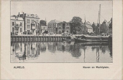 ALMELO - Haven en Marktplein