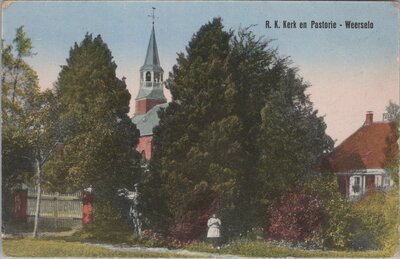 WEERSELO - R. K. Kerk en Pastorie