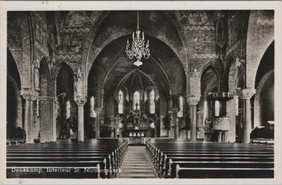 DENEKAMP - Interieur St. Nicolaaskerk