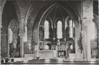 DENEKAMP - Interieur R. K. Kerk