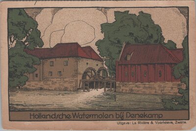 DENEKAMP - Hollandsche Watermolen bij Denekamp