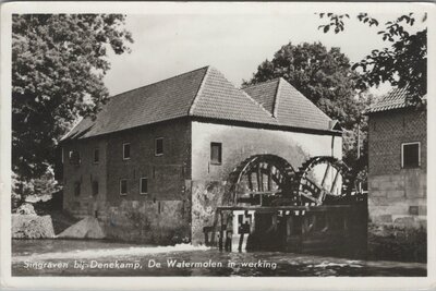 DENEKAMP - Singraven bij Denekamp, De Watermolen in werking