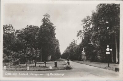 DENEKAMP - Oprijlaan Kasteel 't Singraven bij Denekamp