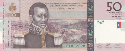 HAITI P.274 - 50 Gourdes 2004 UNC