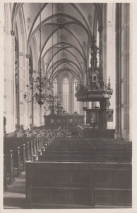 ZWOLLE - Middenschip Groote of St. Michaëls Kerk